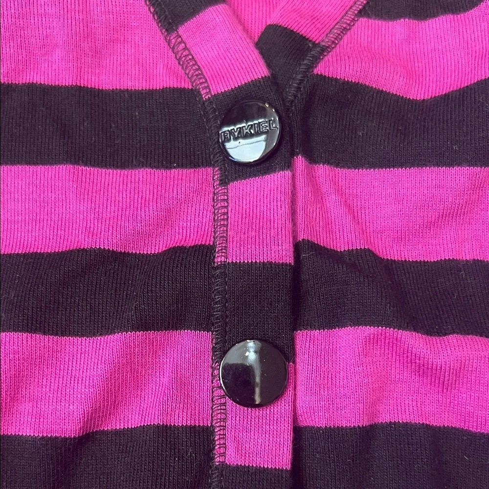 Sonia Rykiel Pink and Orange Striped Dress - Picture 3 of 6
